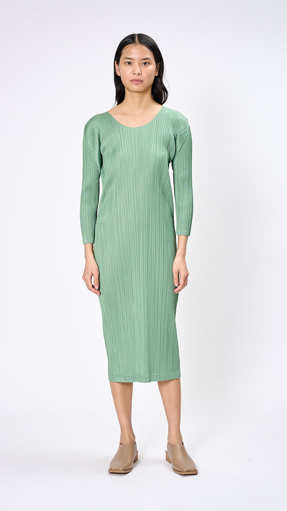 Issey Miyake Pleats Please Monthly Colors Dress: February in Steel