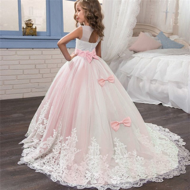 flower girl long dress