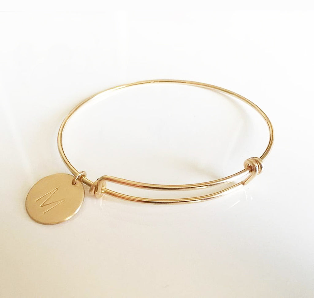 Gold Initial Charm Bracelet – Roxluna