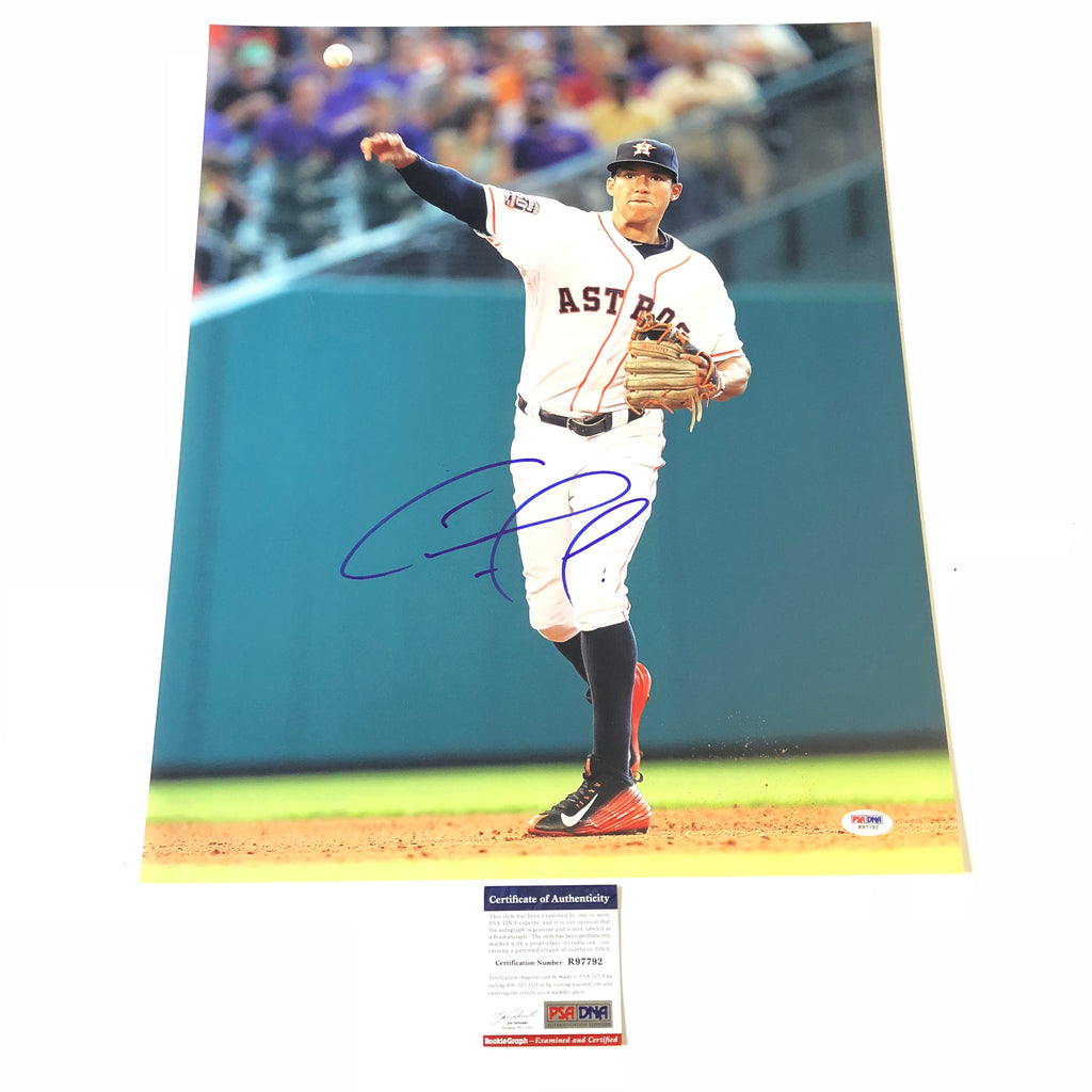 Carlos Correa's Topps Autographed Baseball Rookie Cards
