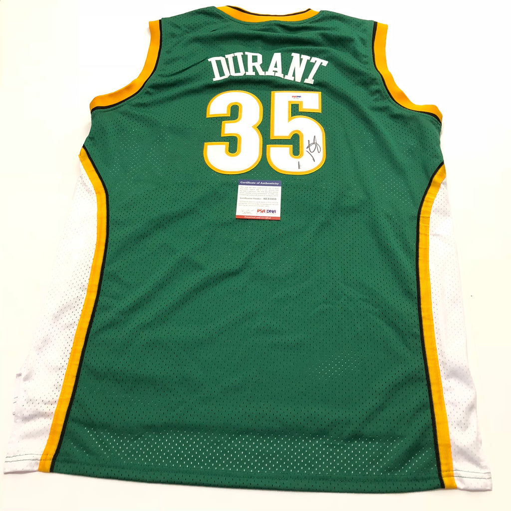 kevin durant signed jersey