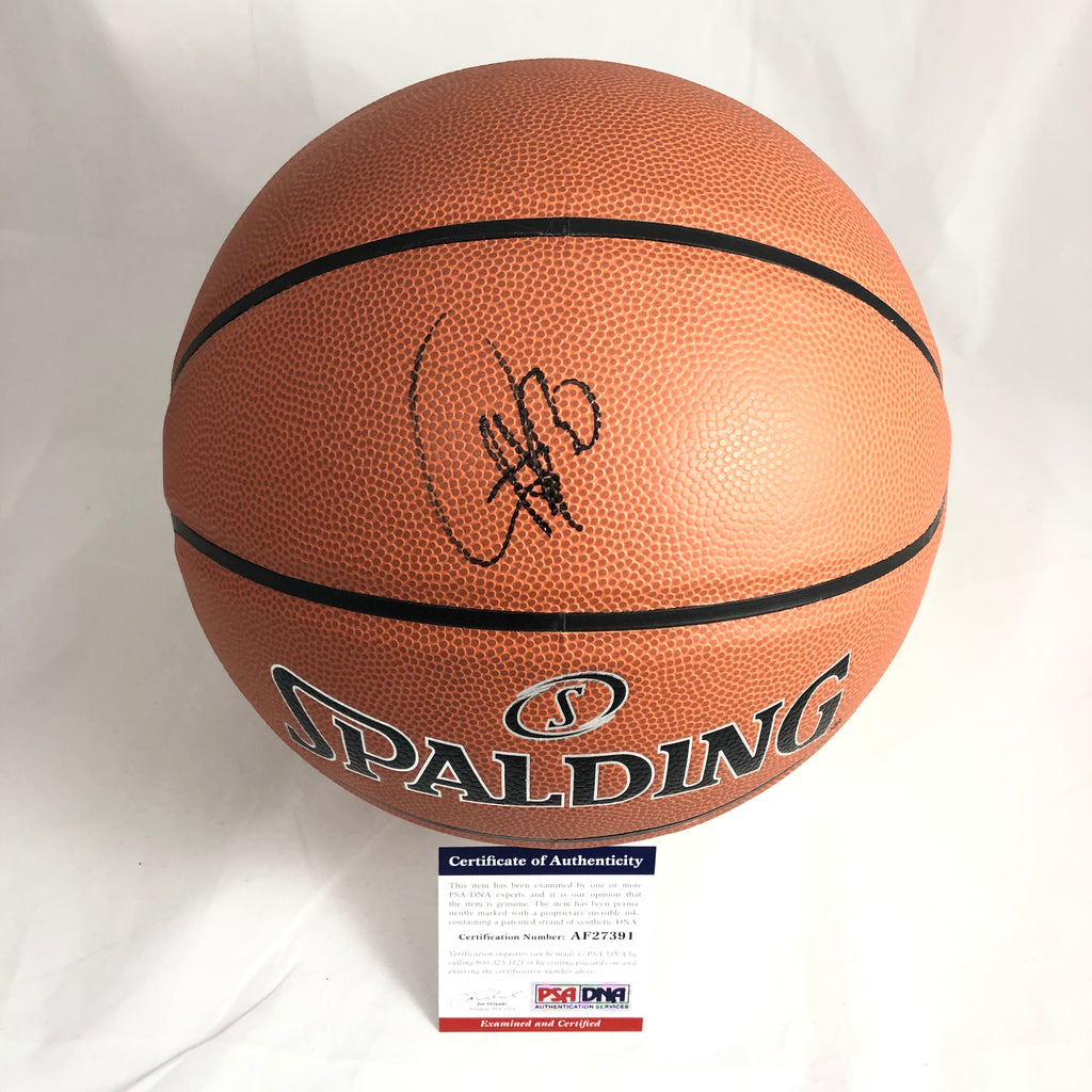 steph curry autographed basketball