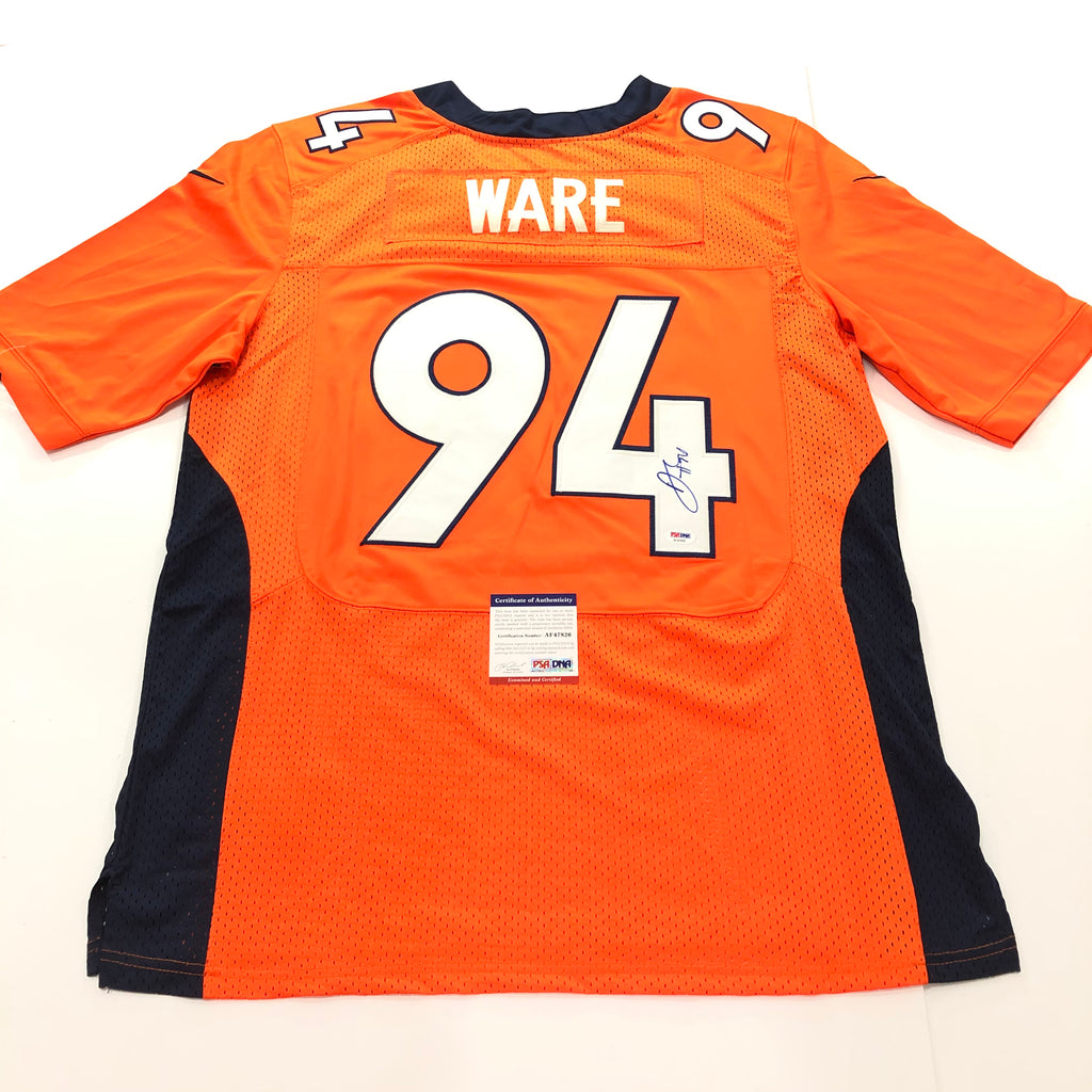 Demarcus Ware Signed Jersey - Denver Broncos Autographed - Navy - JSA 