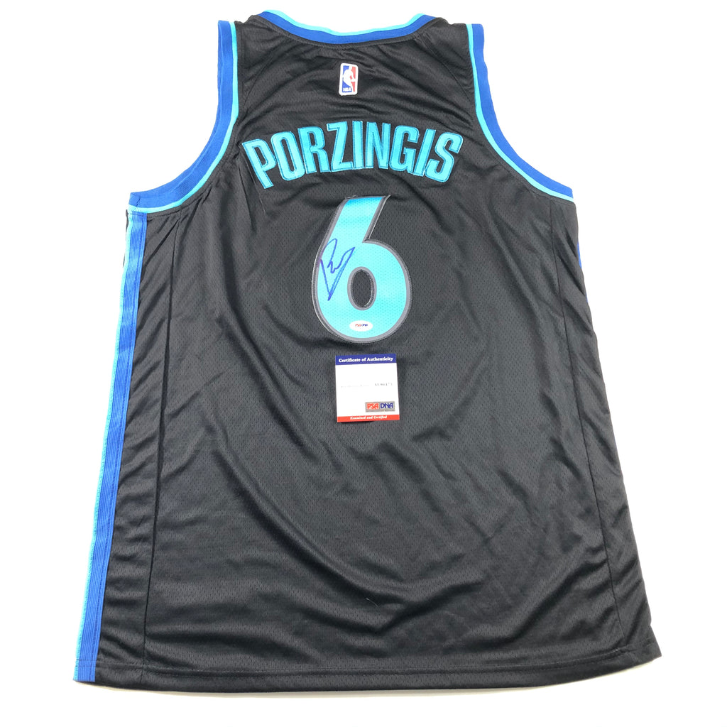 kristaps porzingis signed jersey