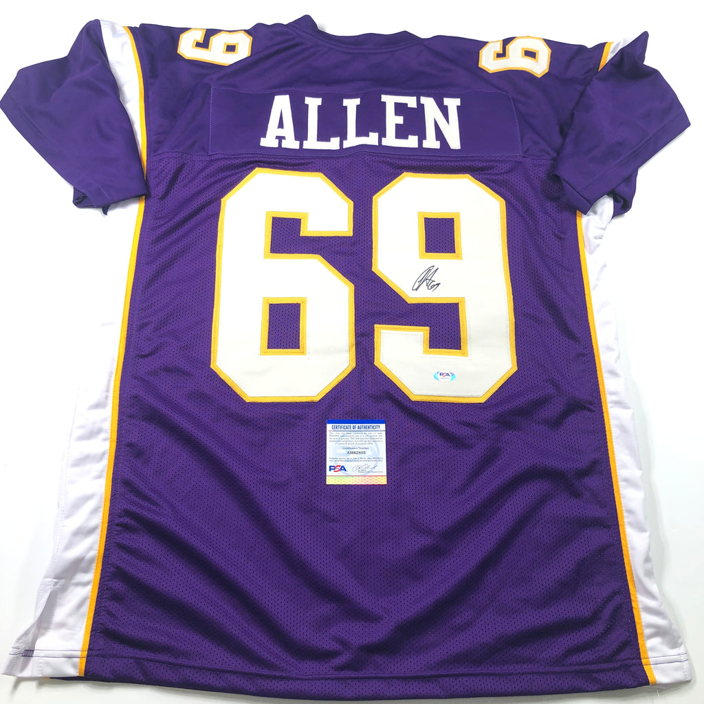 signed vikings jersey