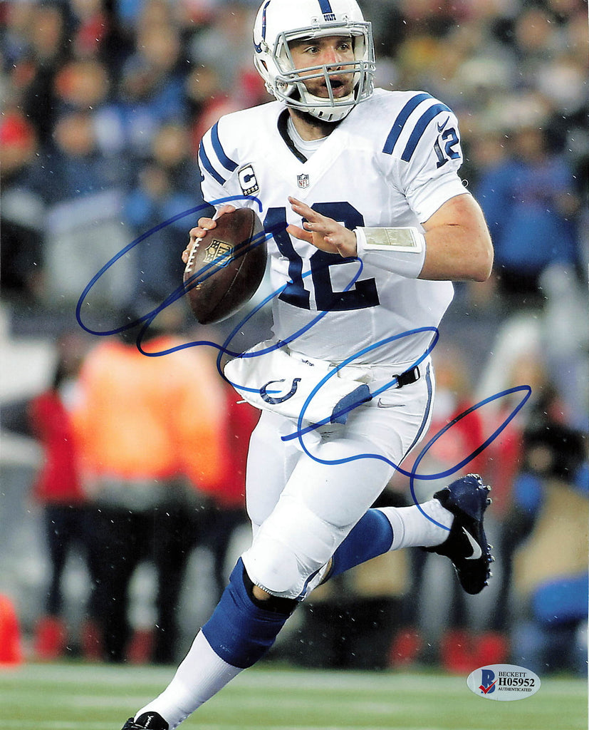 andrew luck autographed jersey