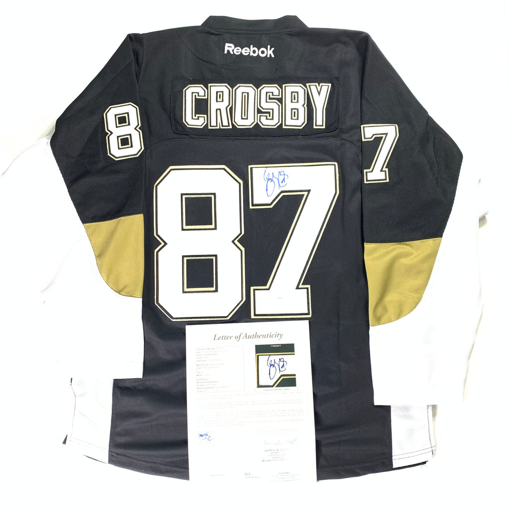 sidney crosby autographed jersey