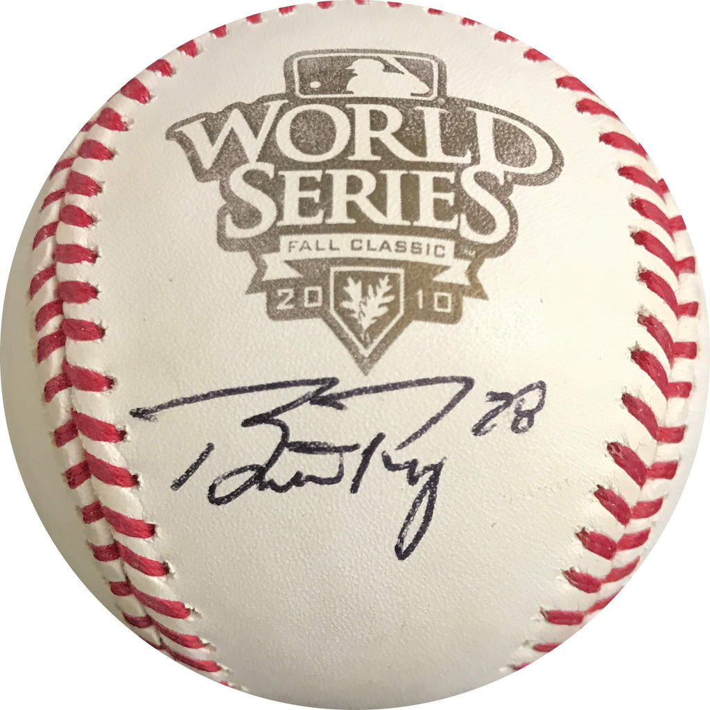 Buster Posey signed 2010 World Series 