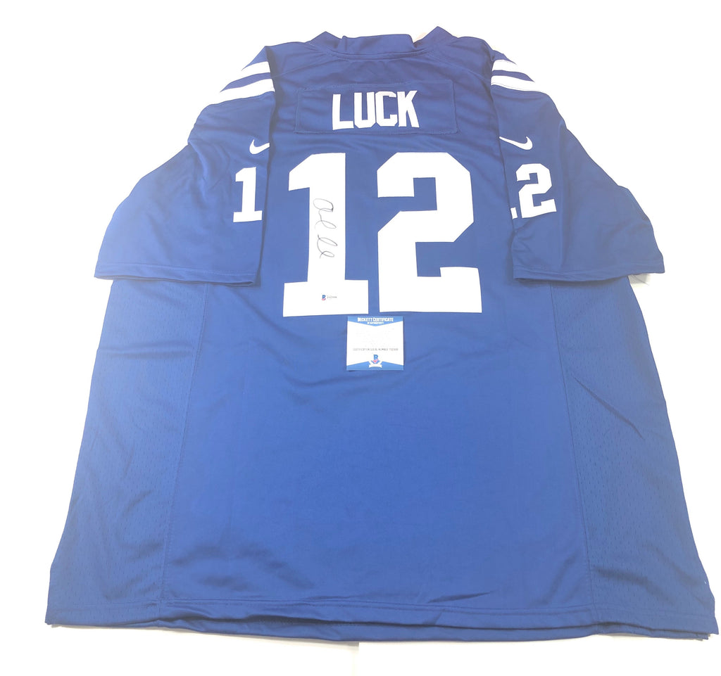 andrew luck autographed jersey