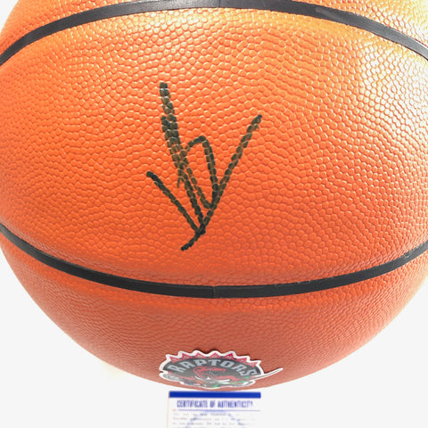 vince carter autographed basketball