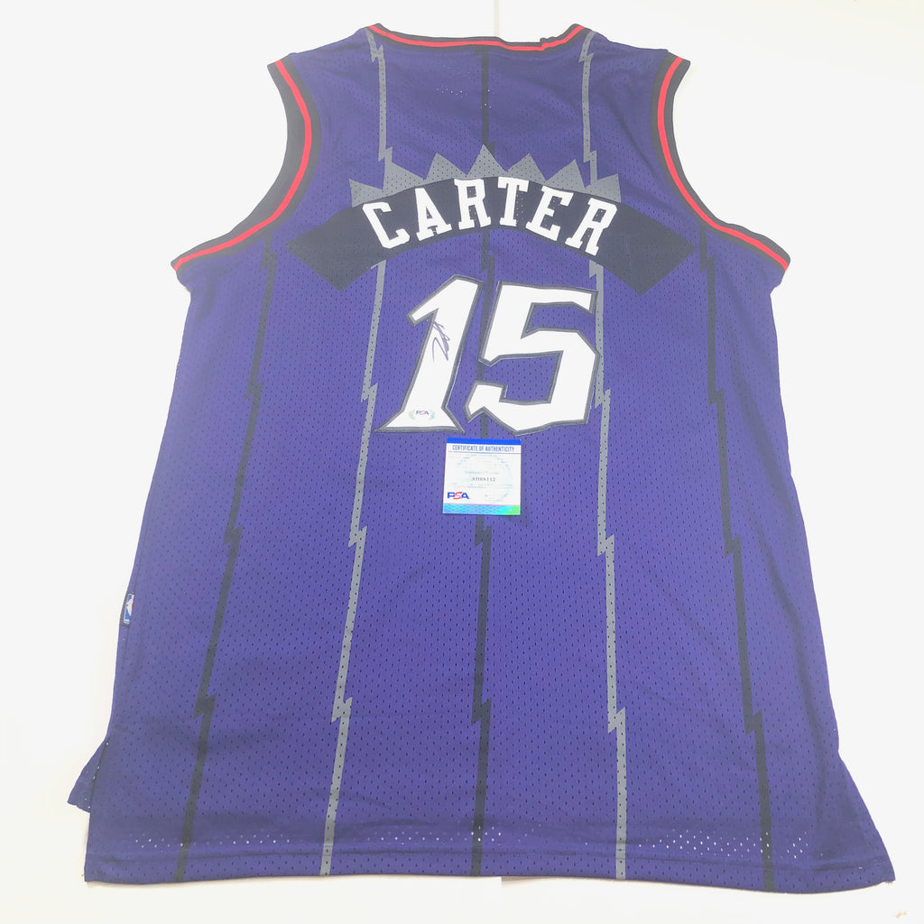 vince carter signed jersey