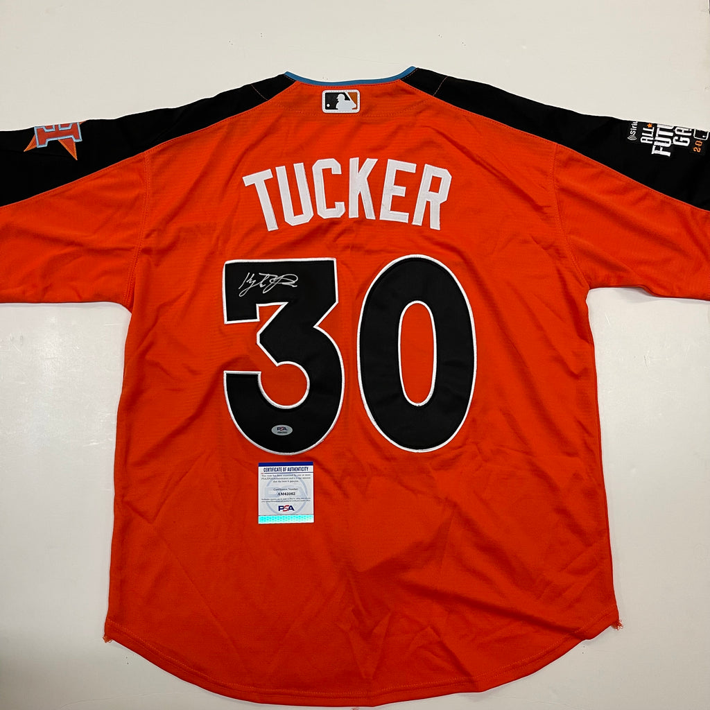 Kyle Tucker Signed Jersey PSA/DNA Houston Astros Autographed Team