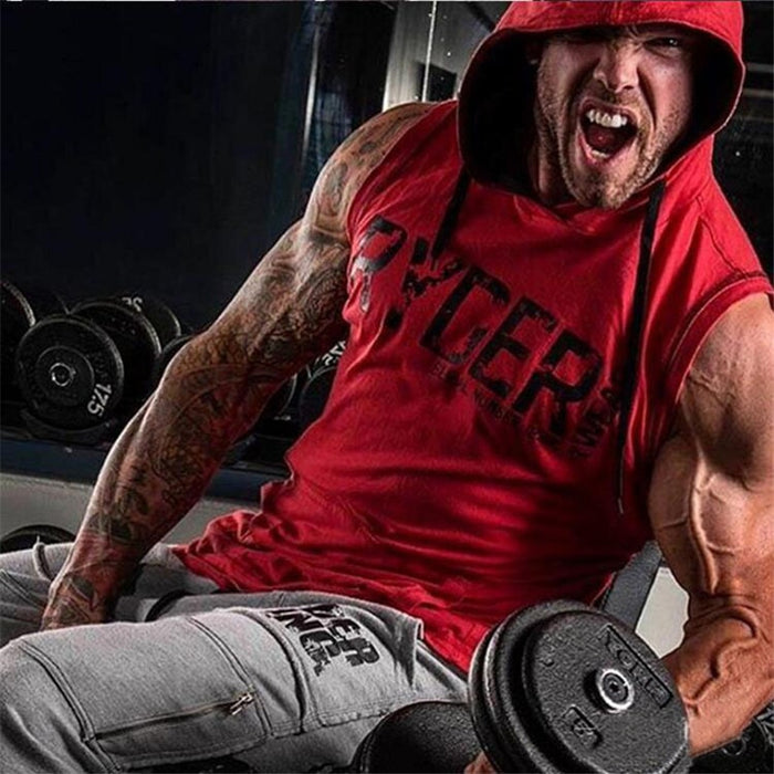 sleeveless hoodie bodybuilding