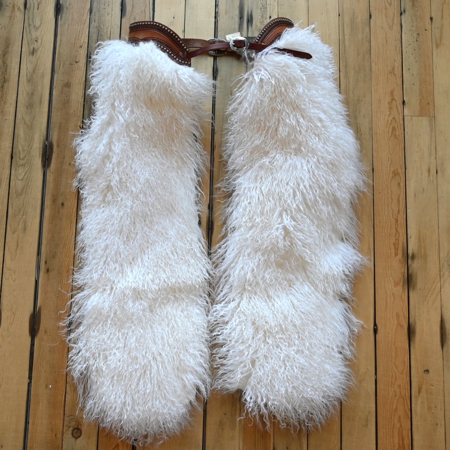 Rockin Y Saddlery Angora Wooly Chaps