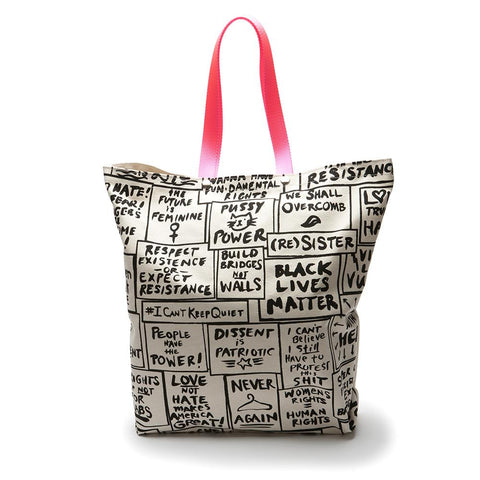 Pocket Tote Bag - Women's March