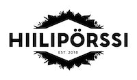 Black Hiilipörssi logo on a white back ground