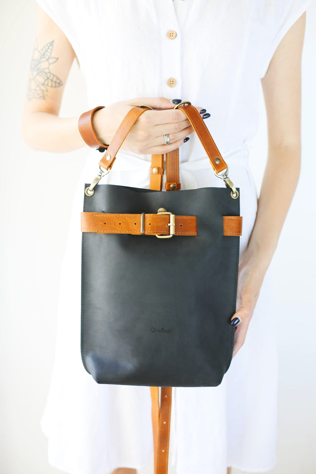 Black Leather Bag for Women | Leather Black Purses