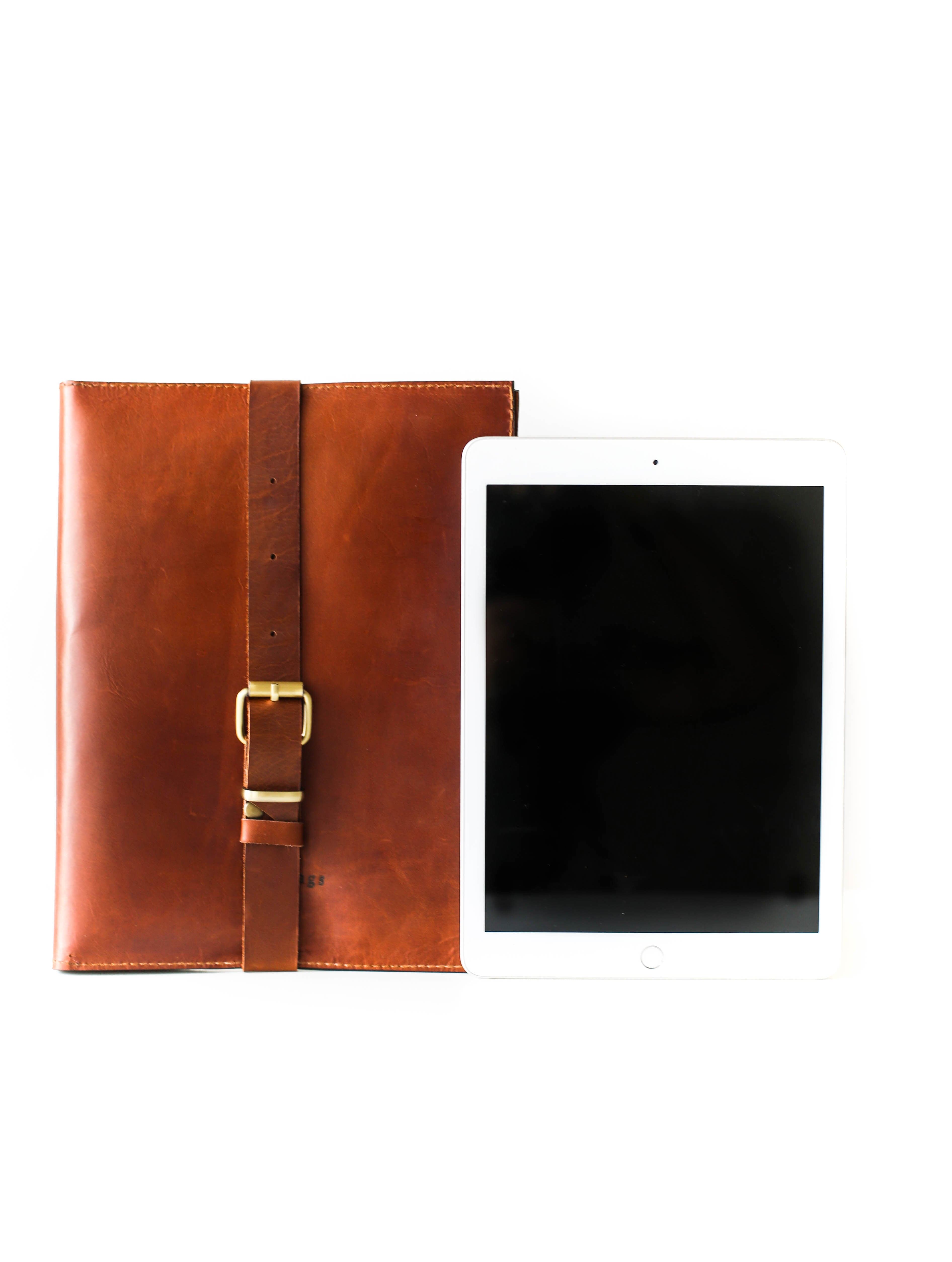 Leather iPad Pro Case - BOURBON – Bullstrap