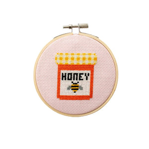 Honey Cross Stitch Kit - Sew to Speak