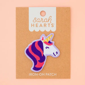 Sarah Hearts Labels: Unicorn Iron-on Patch - Sew to Speak