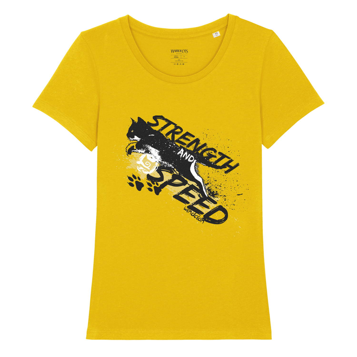 Golden Warrior Cats Clan Icons Funny V-Neck Womens T-Shirt - TeeHex