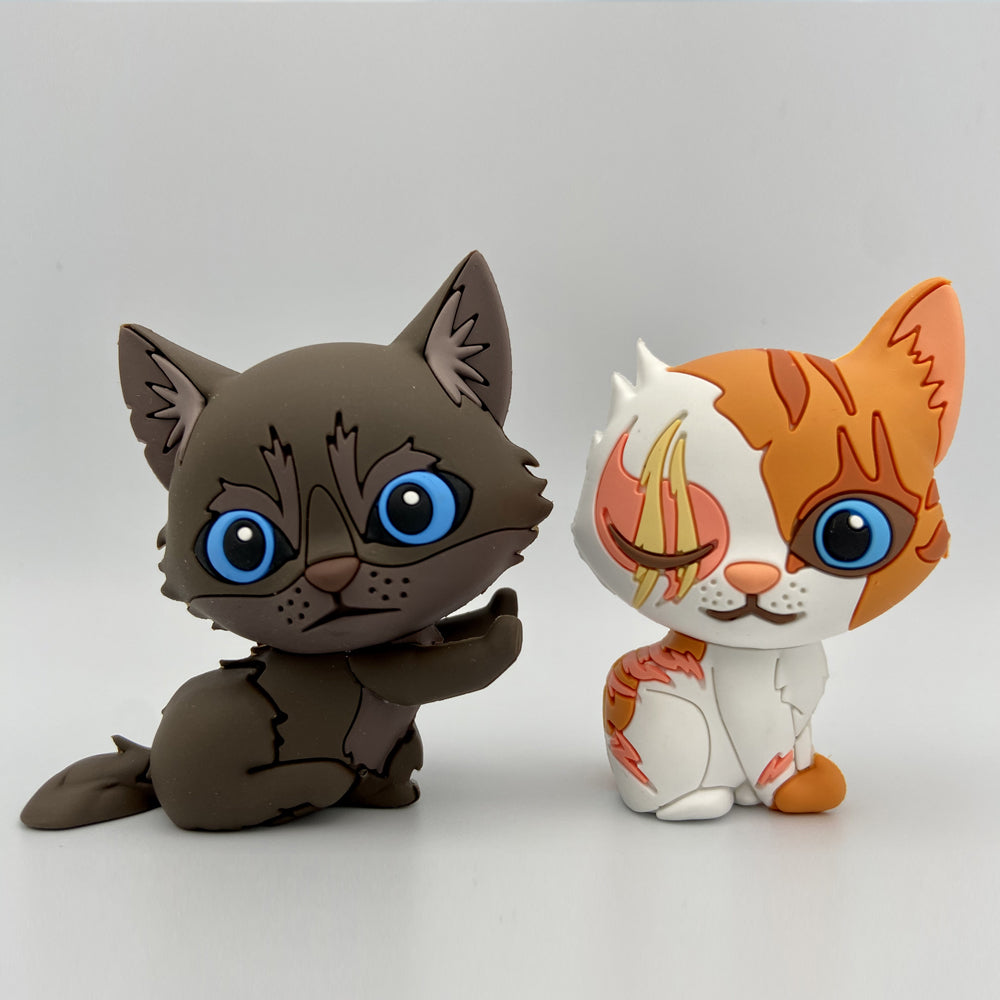 Mudclaw and Ashfur - Mini Collector Figures (Series 3) l Official Warrior  Cats Store