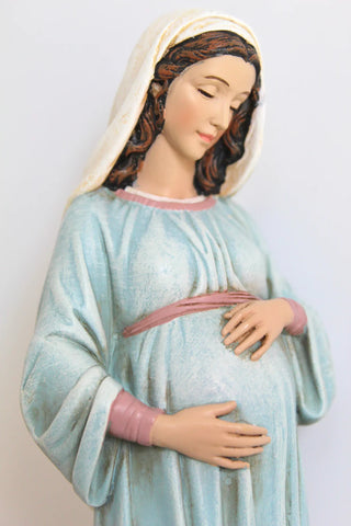 Pregnant Mary Statue- Shop our Mary's Garden Statue Collection