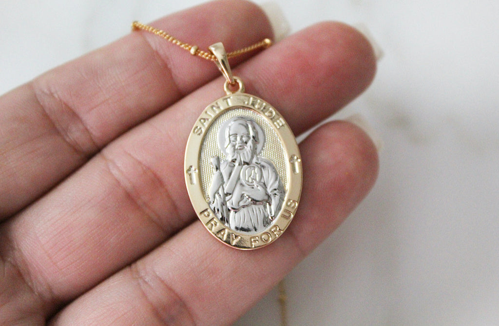 Saint Jude necklace. Unisex. | St jude necklace, Necklace, St jude