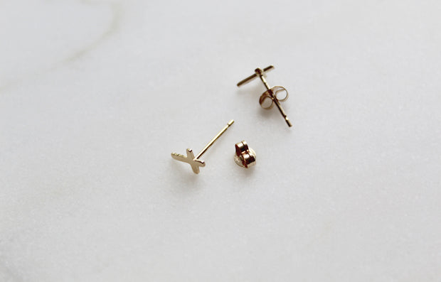 Catholic Earrings & Cross Earrings in Gold | The Little Catholic