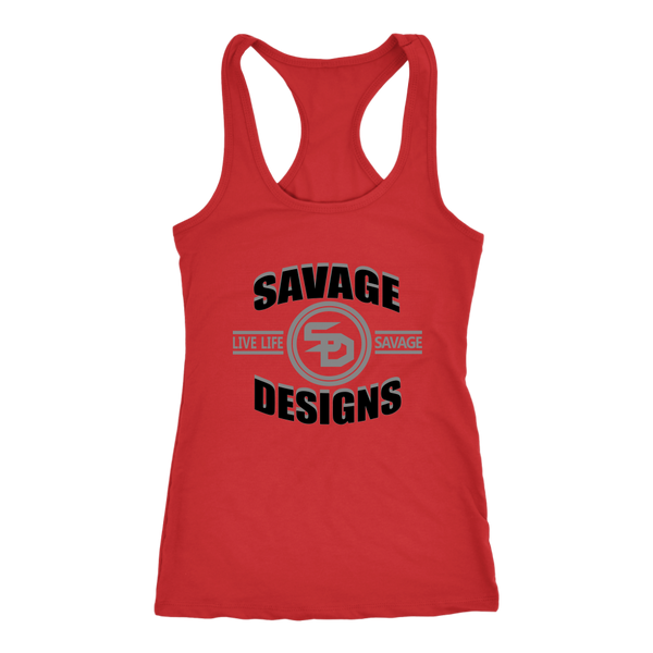Savage Designs Dead Focus Black/Grey Tank Top- 8 Colors