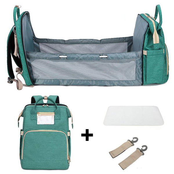 teal baby changing bag