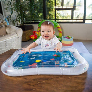 inflatable water play mat