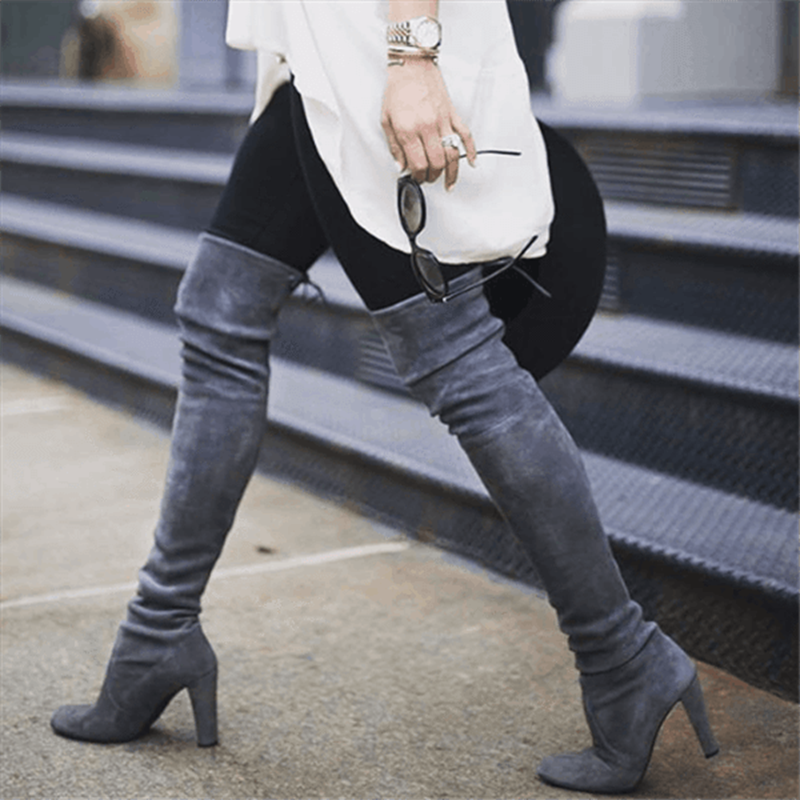 thigh high fashion boots