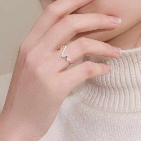 可愛い 指輪 リング 925 シルバー 女性 フリーサイズ ギフト パーティー ジュエリー Maimai Mall マイマイモール