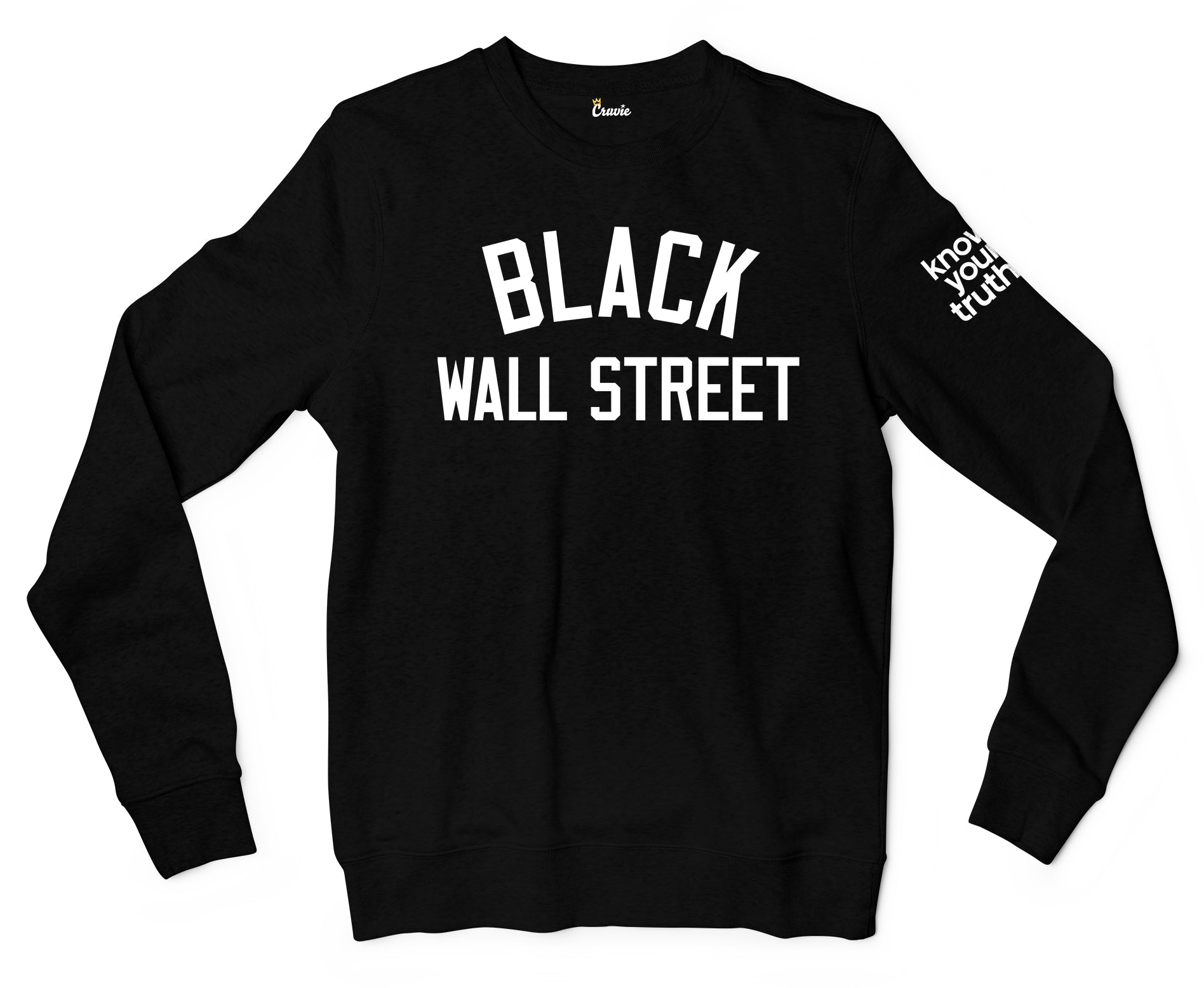 black wall street hoodie