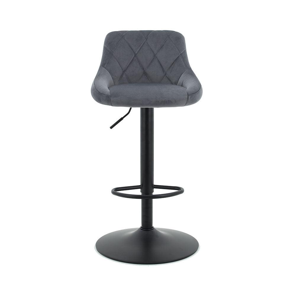 velvet gas lift bar stools