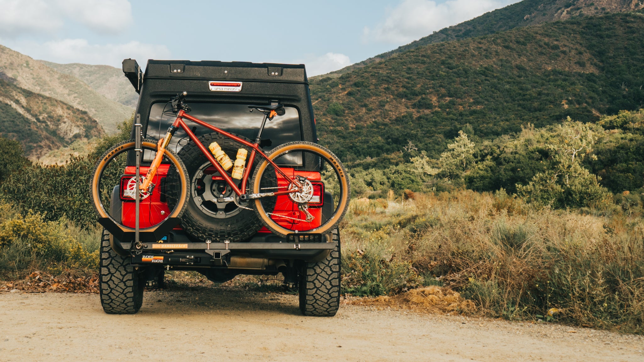 Jeep Wrangler bike rack