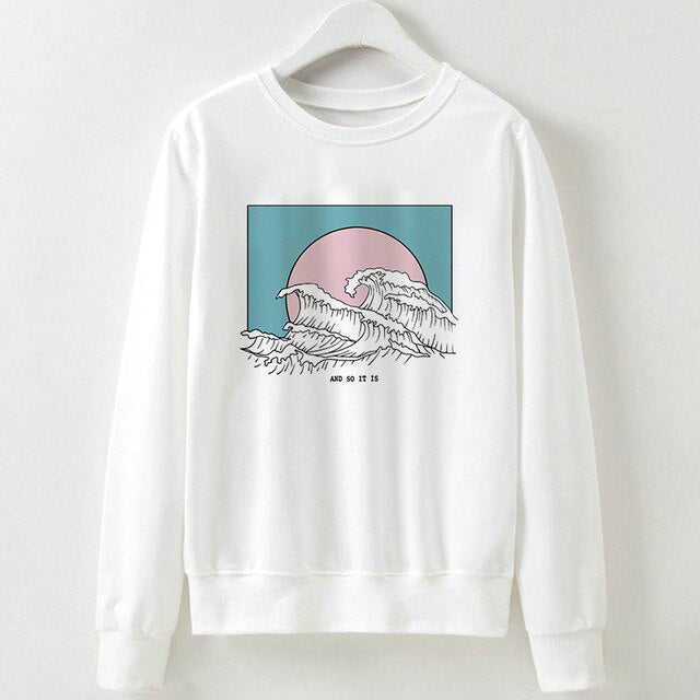 hokusai sweatshirt