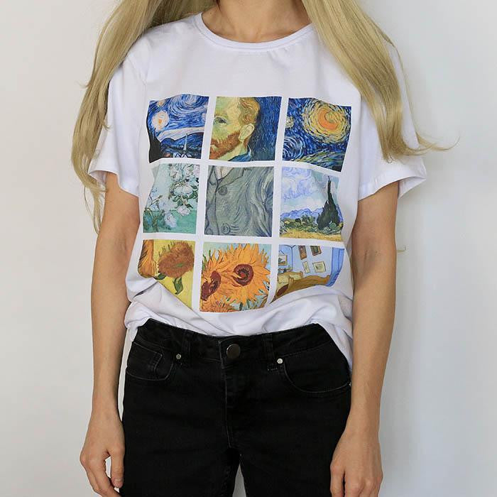 van gogh painting shirt