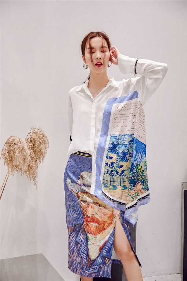 van gogh blouse