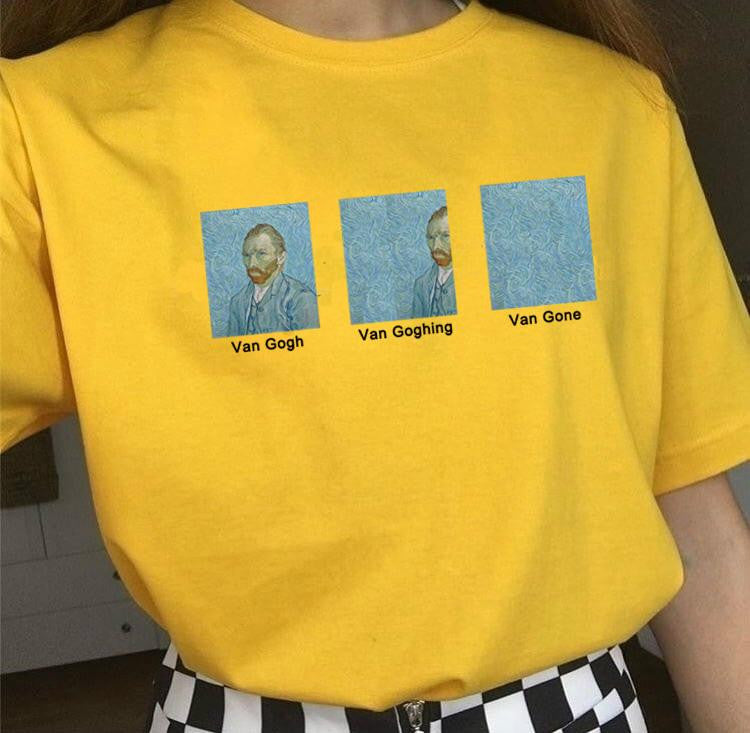 van gogh van going van gone t shirt