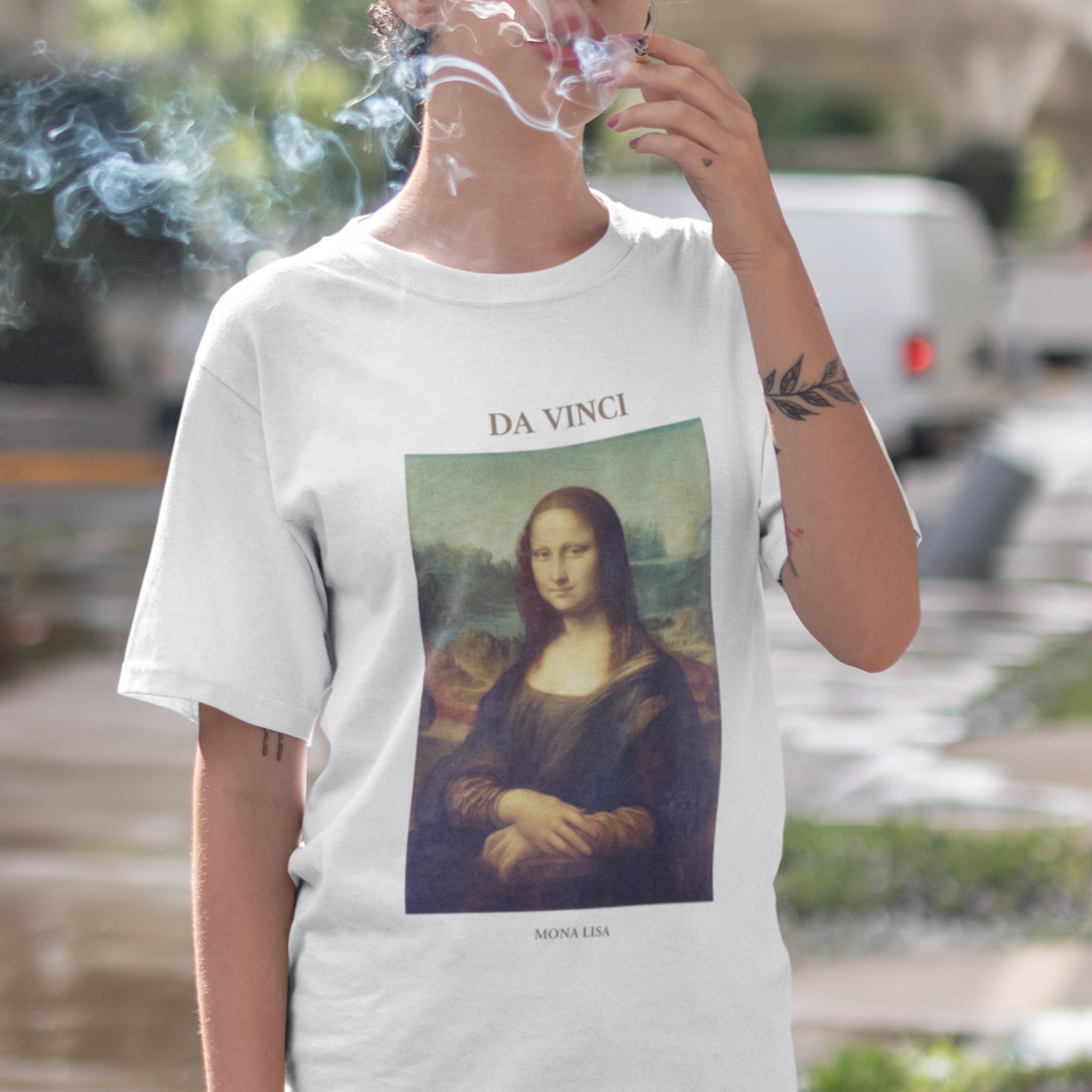Vacunar Meyella planes Camiseta Leonardo da Vinci Mona Lisa – Galartsy