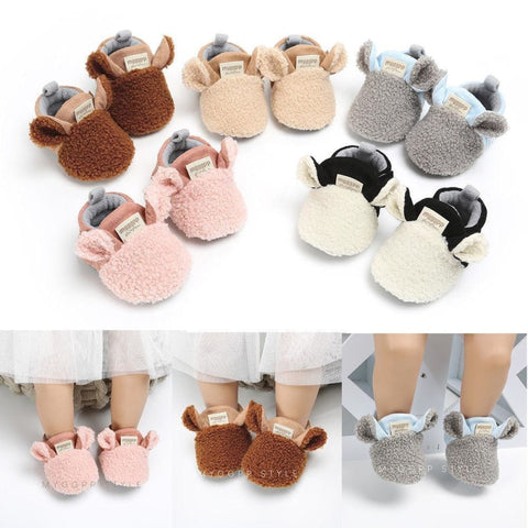 Baby animal ear shoes by dilutee