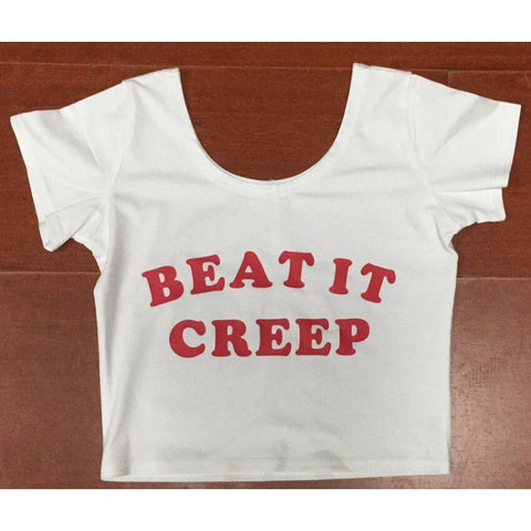Beat It Creep Crop Top