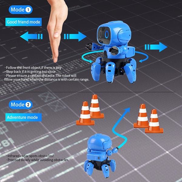 DIY Assembled Electric Robot Toy