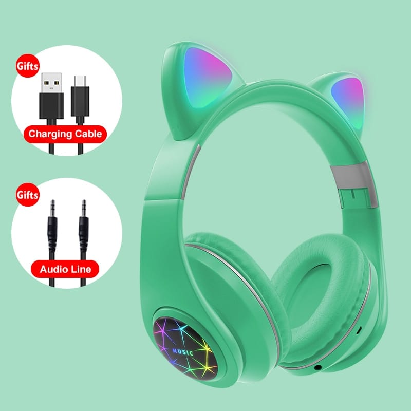 Cat Ears Bluetooth Headphone