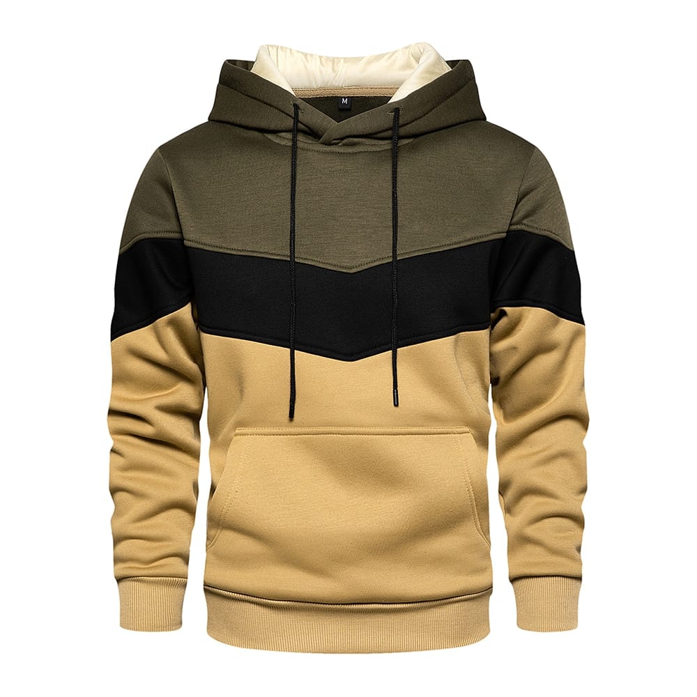 Patchwork Hoodies For Men