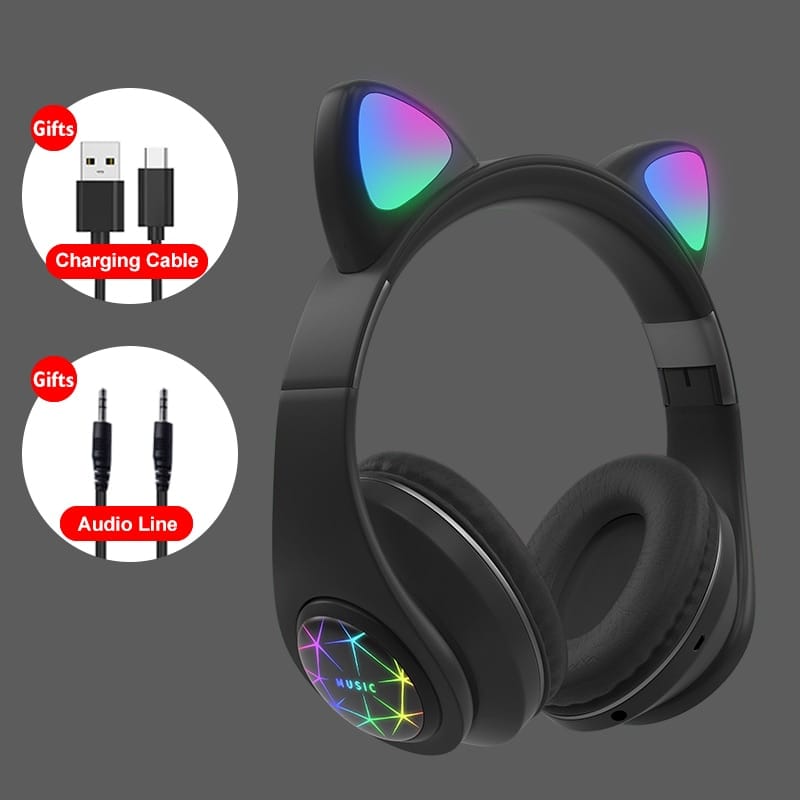 Cat Ears Bluetooth Headphone