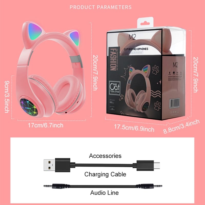 Cat Ears Bluetooth Headphone