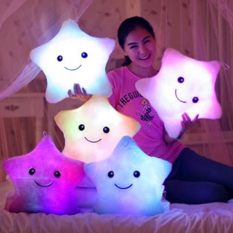 Luminous Star Night Lite Pillow